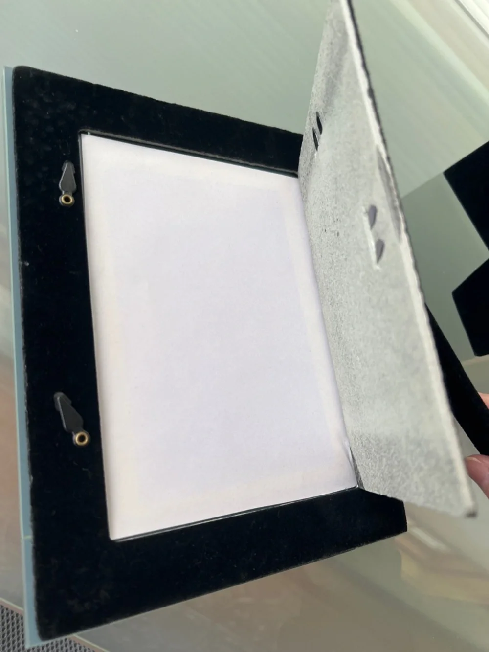 🪩2–Pair of Beveled Mirror 4-Piece Photo Frames - Silver Mirror Finish Glass